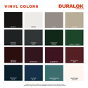 Vinyl | Raised Three Panel Exterior Shutters | 12" Width | with Mid Rail (33/33/33 Split) | 1 Pair