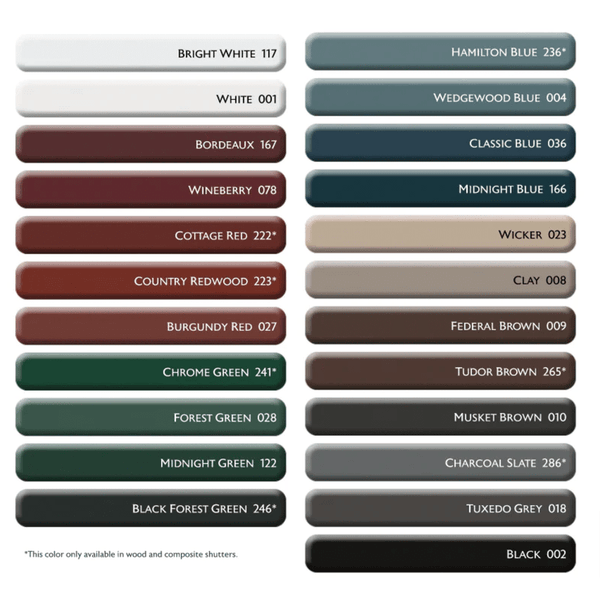 Vinyl | Louvered Exterior Shutters | 12" Width | Cathedral Top |  No Mid Rail | 1 Pair
