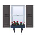Vinyl | Raised Panel Exterior Shutters | 16.5" Width | with Mid Rail (50/50 Split) | 1 Pair