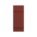 Board and Batten Mahogany Shutter - 1 Pair
