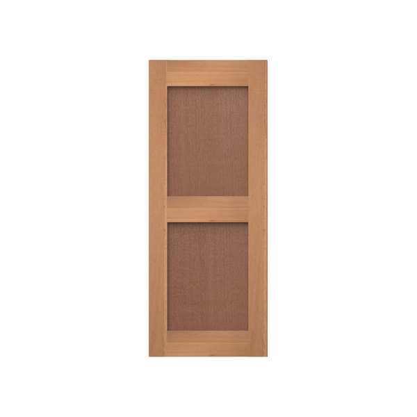 Flat Panel Cedar Shutter w/ Extira Composite Panel Inserts - 1 Pair