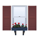 Vinyl | Louvered Exterior Shutters | 12