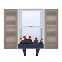 Vinyl | Louvered Exterior Shutters | 9.25