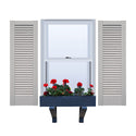 Vinyl | Louvered Exterior Shutters | 16.5