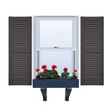 Vinyl | Louvered Exterior Shutters | 12