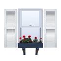 Vinyl | Louvered Exterior Shutters | 12