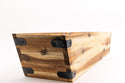 Acacia Wood Exterior Tapered Window Planter Boxes