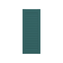 Louvered Mahogany Shutter - No Mid Rail - 1 Pair